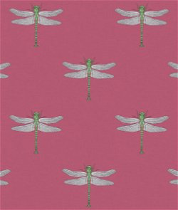 Seabrook Designs Catalina Rose Pink & Green Wallpaper