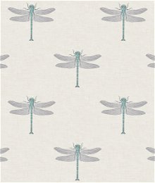Seabrook Designs Catalina Off-White & Blue Wallpaper