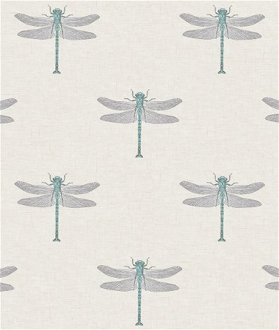 Seabrook Designs Catalina Off-White & Blue Wallpaper