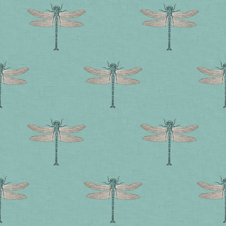 Seabrook Designs Catalina Teal Wallpaper
