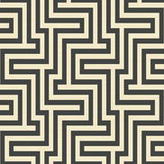 Seabrook Designs Martinique Black & Off-White Wallpaper