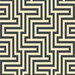 Seabrook Designs Martinique Black & Off-White Wallpaper
