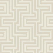 Seabrook Designs Martinique Tan & White Wallpaper