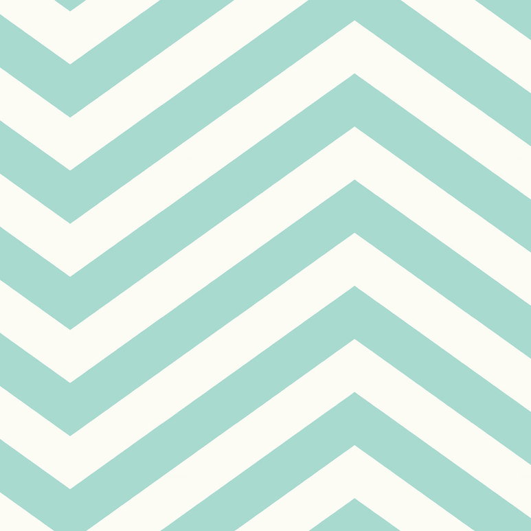 Seabrook Designs Jamaica Chevron Mist Green &amp; Off-White Wallpaper