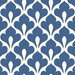 Seabrook Designs Grenada Prussian Blue & White Wallpaper