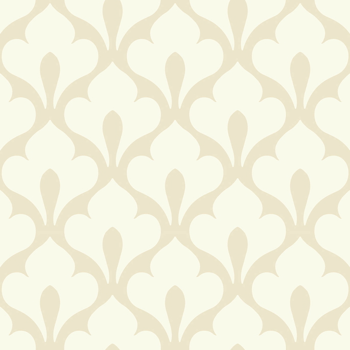 Seabrook Designs Grenada Cream &amp; Off-White Wallpaper image 1 of 2