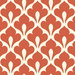 Seabrook Designs Grenada Portland Orange & Off-White Wallpaper