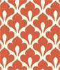 Seabrook Designs Grenada Portland Orange & Off-White Wallpaper