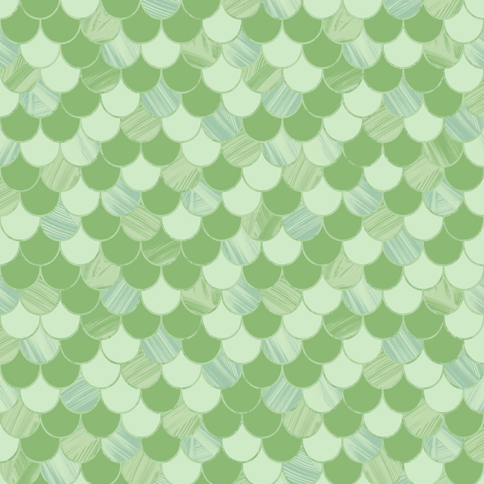 Seabrook Designs Catalina Scales Pear Green &amp; Mint Wallpaper image 1 of 2