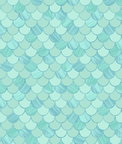 Seabrook Designs Catalina Scales Turquoise Wallpaper