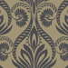 Seabrook Designs Bonaire Black & Metallic Gold Wallpaper