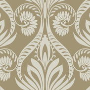 Seabrook Designs Bonaire Metallic Gold & Off-White Wallpaper