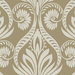 Seabrook Designs Bonaire Metallic Gold & Off-White Wallpaper