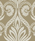 Seabrook Designs Bonaire Metallic Gold & Off-White Wallpaper