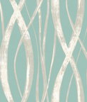 Seabrook Designs Barbados Turquoise Wallpaper