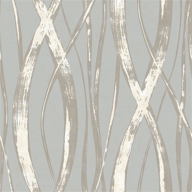 Seabrook Designs Barbados Gray &amp; White Wallpaper