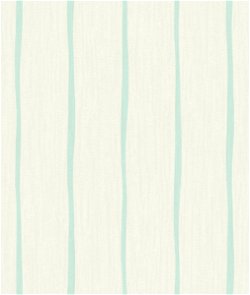 Seabrook Designs Aruba Stripe Turquoise & Off-White Wallpaper