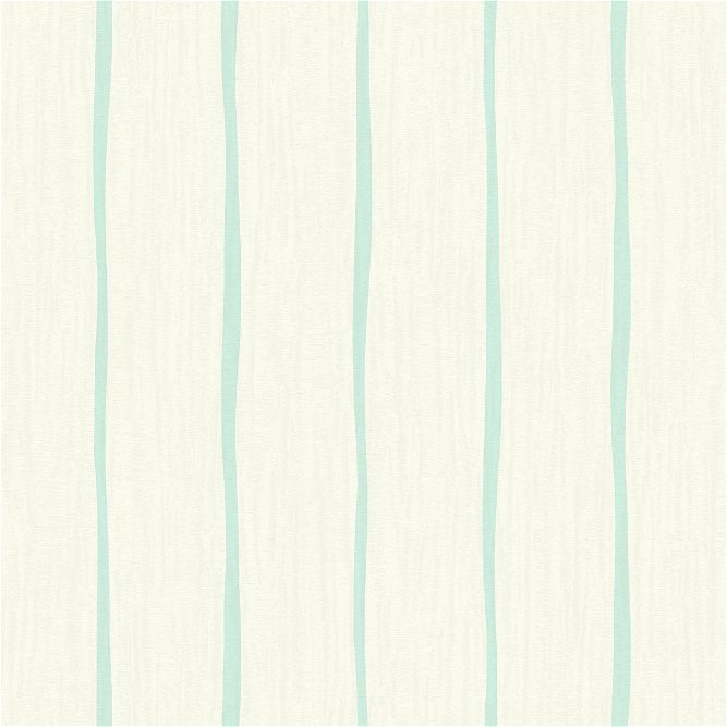 Seabrook Designs Aruba Stripe Turquoise &amp; Off-White Wallpaper