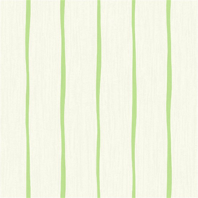 Seabrook Designs Aruba Stripe Apple Green &amp; Off-White Wallpaper