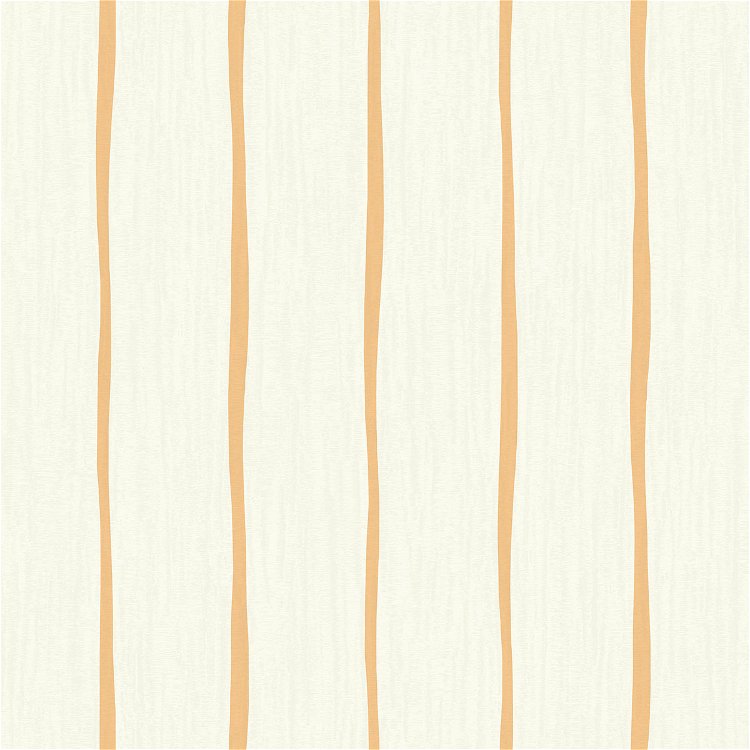 Seabrook Designs Aruba Stripe Rust Orange & Off-White Wallpaper