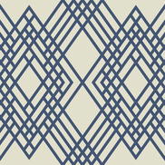 Seabrook Designs Cayman Prussia Blue & Off-White Wallpaper