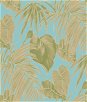 Seabrook Designs Dominica Turquoise & Green Wallpaper