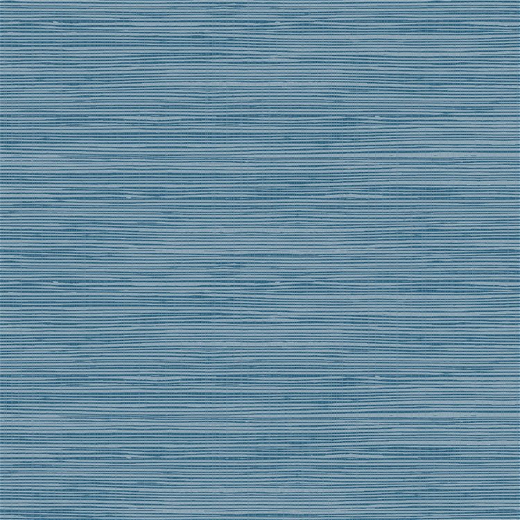 Seabrook Designs Jamaica Grass Prussian Blue Wallpaper