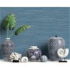 Seabrook Designs Jamaica Grass Prussian Blue Wallpaper - Image 2
