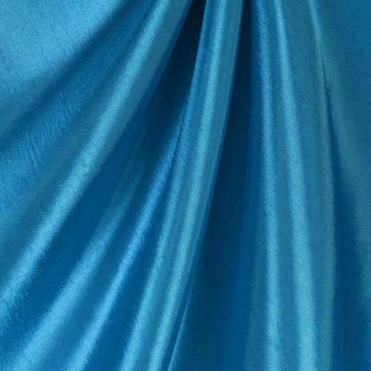 Turquoise Taffeta Fabric - by the Yard