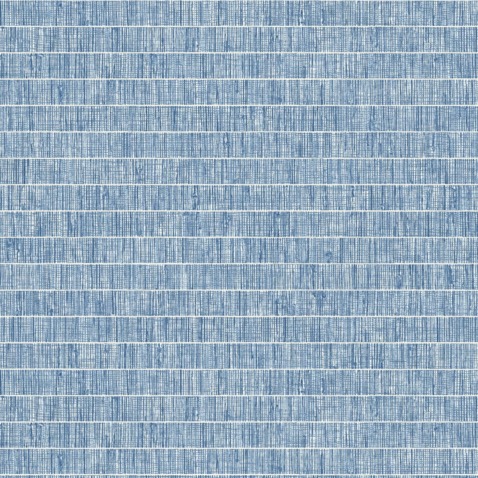 Seabrook Designs Blue Grass Band Pacifico Wallpaper image 1 of 2