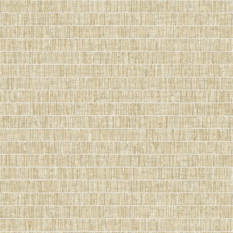 Seabrook Designs Blue Grass Band Golden Wheat Wallpaper