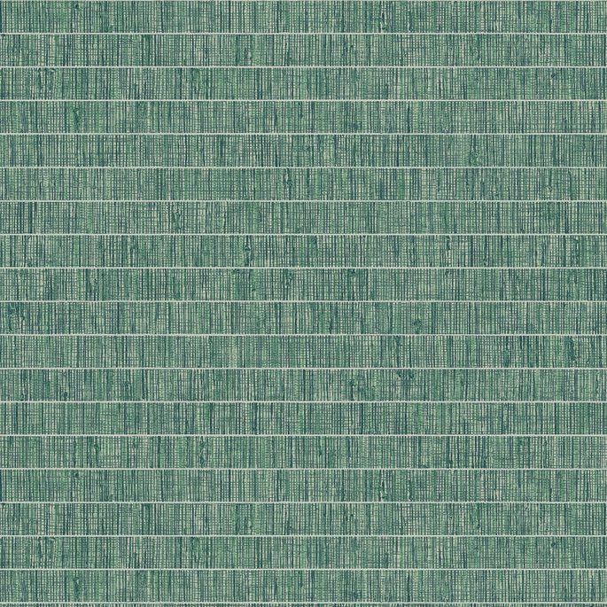 Seabrook Designs Blue Grass Band Banana Leaf Wallpaper image 1 of 2