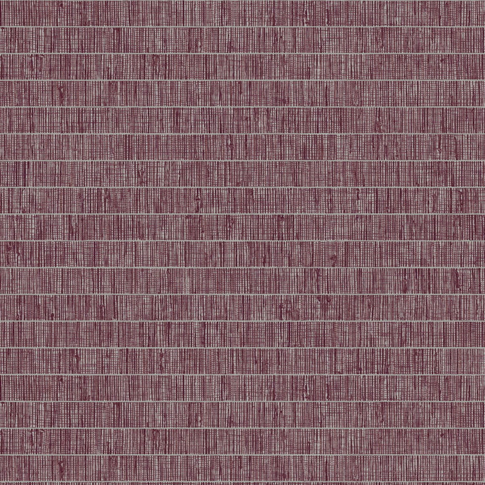 Seabrook Designs Blue Grass Band Pink Pomona Wallpaper image 1 of 2