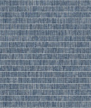 Seabrook Designs Blue Grass Band Hosta Blue Wallpaper