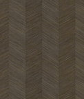 Seabrook Designs Chevy Hemp Portobello Wallpaper