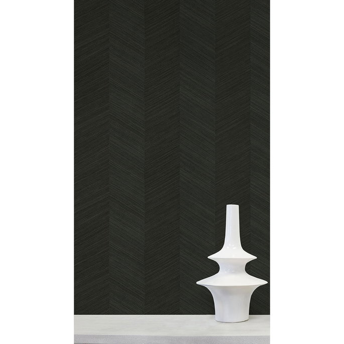Seabrook Designs Chevy Hemp Nori Wallpaper image 2 of 2