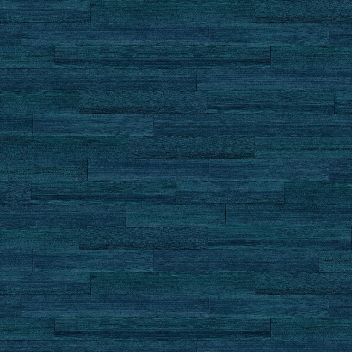 Seabrook Designs Husky Banana Royal Blue Wallpaper image 1 of 2