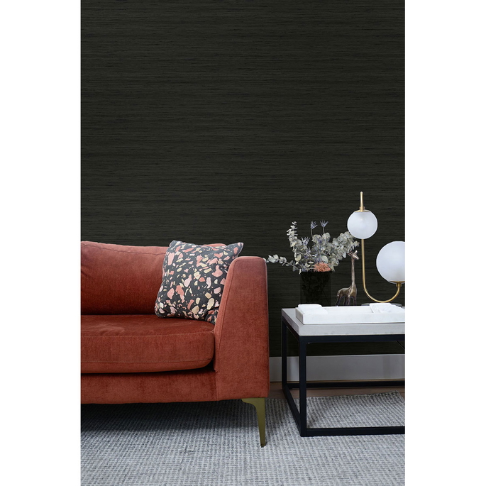 Seabrook Designs Shantung Silk Blacksmith Wallpaper image 2 of 2