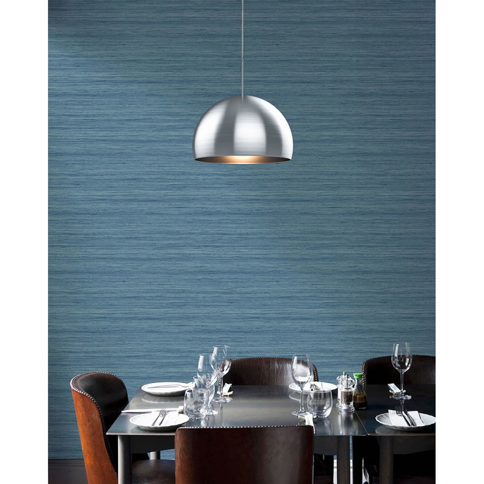 Seabrook Designs Shantung Silk Hampton Blue Wallpaper image 2 of 2