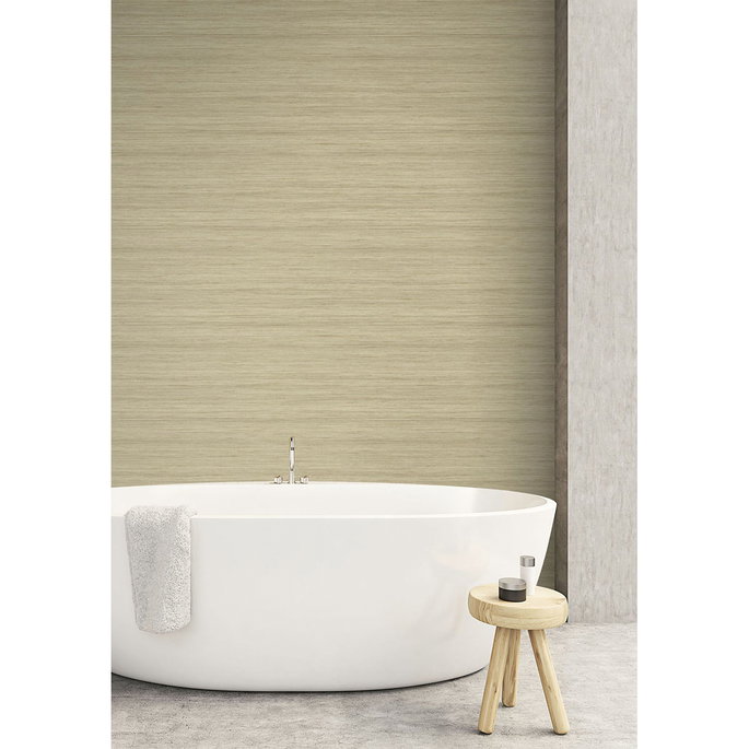 Seabrook Designs Shantung Silk Rye Wallpaper image 2 of 2