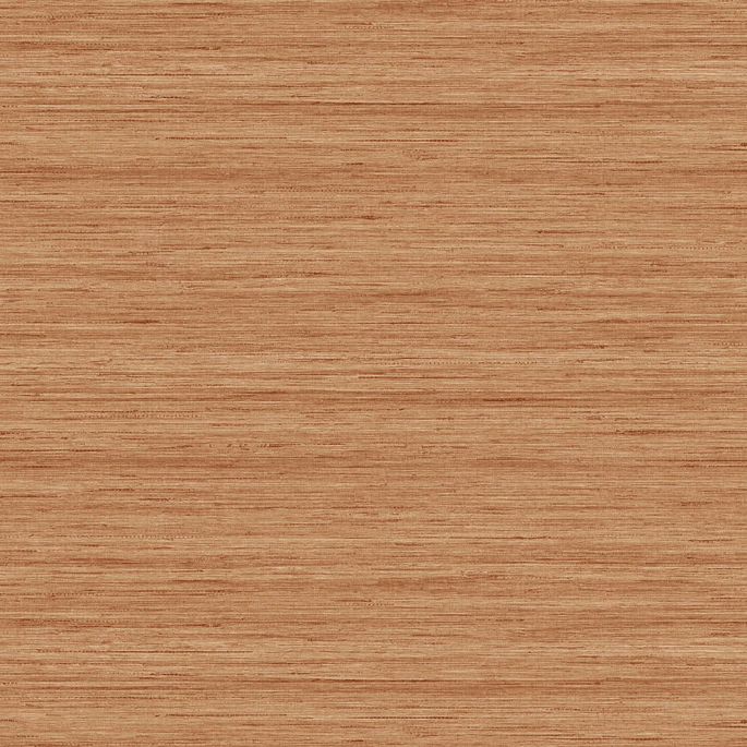 Seabrook Designs Shantung Silk Persimmon Wallpaper image 1 of 2