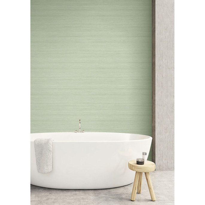 Seabrook Designs Shantung Silk Lemongrass Wallpaper image 2 of 2