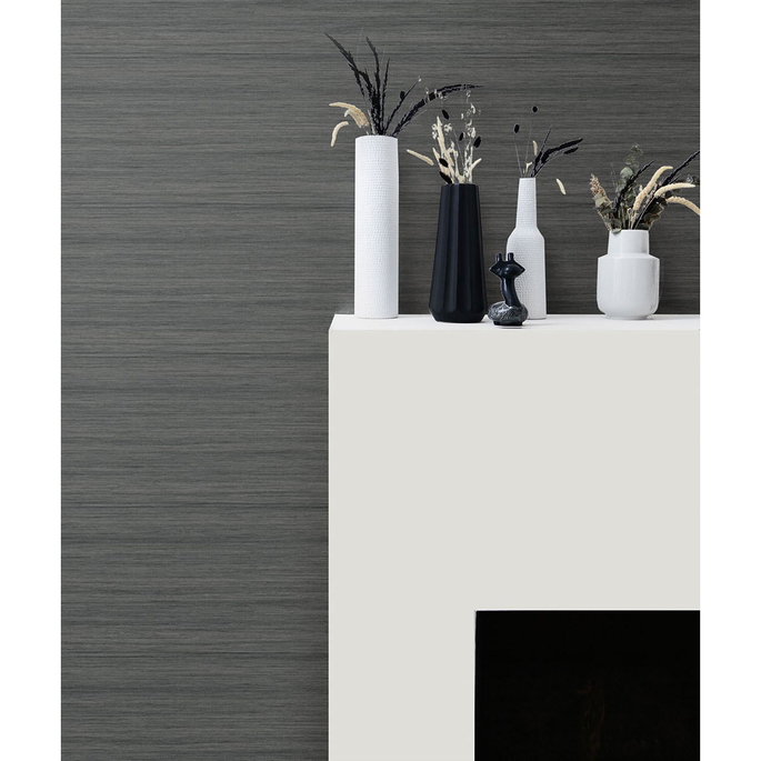 Seabrook Designs Shantung Silk Nickel Wallpaper image 2 of 2