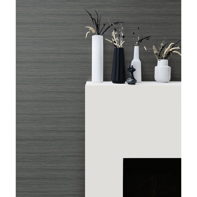 Seabrook Designs Shantung Silk Nickel Wallpaper image 2 of 2