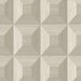 Seabrook Designs Squared Away Geometric Brown Wallpaper