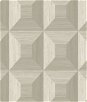 Seabrook Designs Squared Away Geometric Brown Wallpaper
