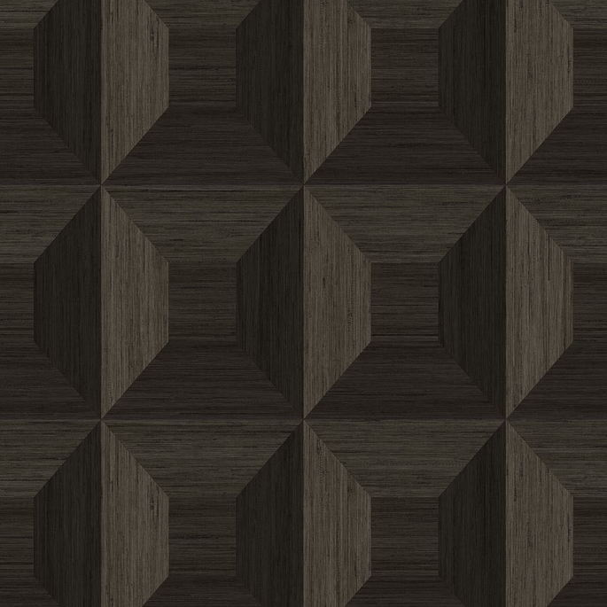 Seabrook Designs Squared Away Geometric Sand Dollar Wallpaper image 1 of 2