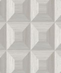 Seabrook Designs Squared Away Geometric Birch Wallpaper