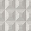 Seabrook Designs Squared Away Geometric Birch Wallpaper - Image 1