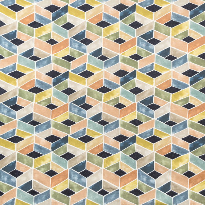 Kravet Tesserae Indigo Multi Fabric